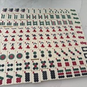 Vintage Mahjongg Set - Tiles from 1960's